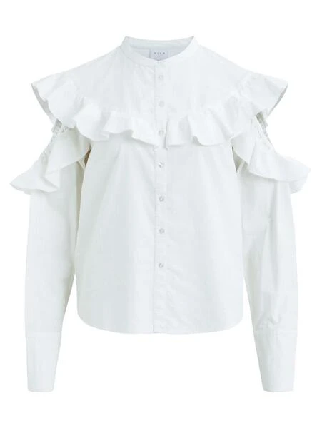 Chemise Vila Vinavaro Blanc 4 Chemise Vila Vinavaro Blanc – Image 4