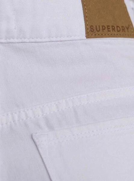 Jeans Superdry Wide Leg Blanc Femme 4 Jeans Superdry Wide Leg Blanc Femme – Image 4