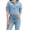 Chemise Levis Western Bleu Pour Femme