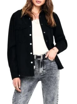 Chemise Only Eilena Lana Noire Pour Femme