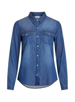 Chemise Vila Voir Denim Pour Femme -Jolie Boutique gallery M107510 4