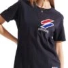 T-Shirt Superdry Sportstyle Noire Pour Femme