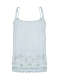 T-Shirt Naf Naf Crochet Bleu Pour Femme -Jolie Boutique gallery M120354 4