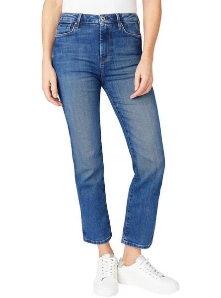 Jeans Pepe Jeans Dion 7/8 Bleu Pour Femme 1 Jeans Pepe Jeans Dion 7/8 Bleu Pour Femme