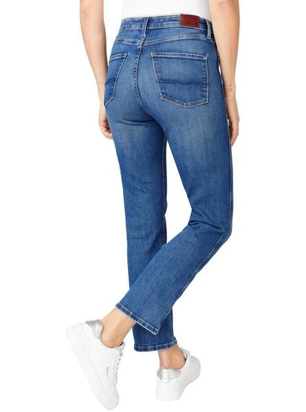 Jeans Pepe Jeans Dion 7/8 Bleu Pour Femme 2 Jeans Pepe Jeans Dion 7/8 Bleu Pour Femme – Image 2