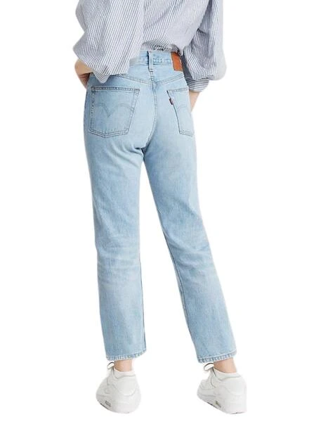 Pantalon Jeans Levi's 501 Crop Ojai Bleu Femme 2 Pantalon Jeans Levi's 501 Crop Ojai Bleu Femme – Image 2