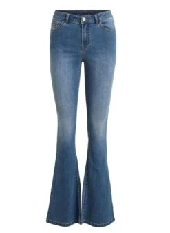 Jeans Vila Ekko Flare Bleu Pour Femme -Jolie Boutique gallery M143711 5