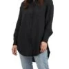 Chemise Vila Polinea Oversize Noire Pour Femme