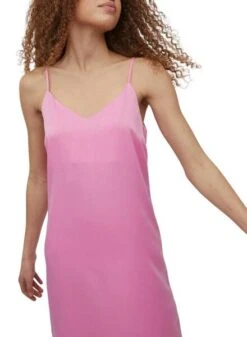 Robe Vila Viamazed Strap Rosa Pour Femme -Jolie Boutique gallery M143735 3