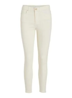 Jeans Vila Ana Skinnie Beige Pour Femme