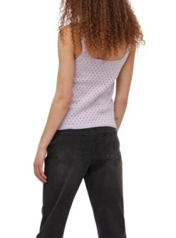 Top Vila Sibile Calado Malva Pour Femme