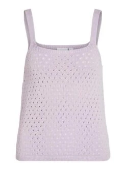 Top Vila Sibile Calado Malva Pour Femme -Jolie Boutique gallery M143792 4