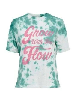 T-Shirt Only Tania Tie Dye Vert Pour Femme