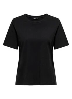 T-Shirt Only Unicolor New Noire Pour Femme -Jolie Boutique gallery M147191 3