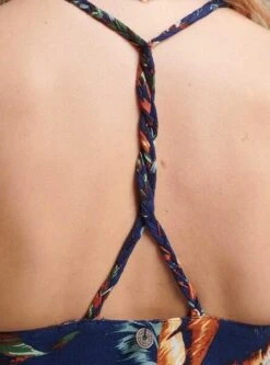 Robe Superdry Fleurs Vintage Bleu Marine Pour Femme -Jolie Boutique gallery M147530 3