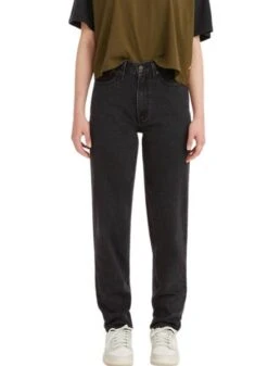 Pantalon Levis 80 Mom Pour Femme Noire