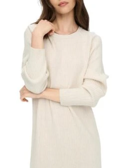 Robe Only Fia Katia Côtelé Pour Femme Beige -Jolie Boutique gallery M150074 3