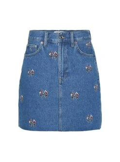 Jupe Tommy Jeans Mom Denim Bleu Pour Femme 9 Jupe Tommy Jeans Mom Denim Bleu Pour Femme -Jolie Boutique gallery M150749 5