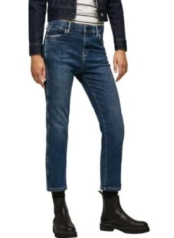 Jeans Pepe Jeans Dion 7/8 Femme Bleu Marine