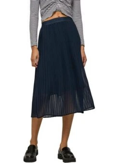 Jupe Pepe Jeans Fay Bleu Marine Pour Femme