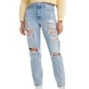 Pantalon Jeans Levis Mom Jean Bleu Claro Femme