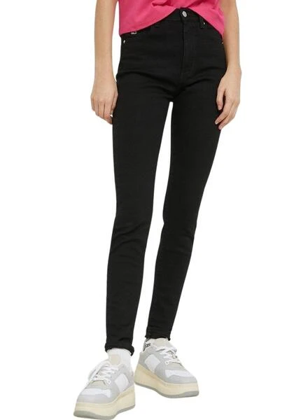 Jeans Tommy Jeans Sylvia Noire Femme 1 Jeans Tommy Jeans Sylvia Noire Femme