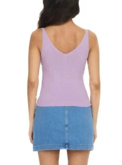 Top Only Lina De Knitted Malva Pour Femme -Jolie Boutique gallery M155377 2