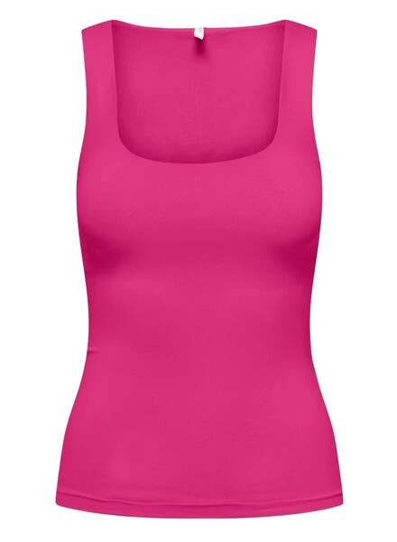 Top Only Léa Basic Rosa Pour Femme 4 Top Only Léa Basic Rosa Pour Femme – Image 4