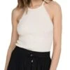 Top Only Gemma Halter Beige Pour Femme