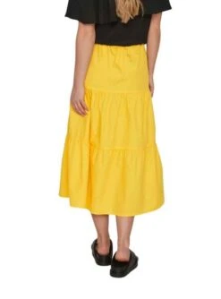 Jupe Vila Ria Jaune Pour Femme -Jolie Boutique gallery M155834 3