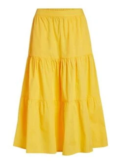 Jupe Vila Ria Jaune Pour Femme -Jolie Boutique gallery M155834 5