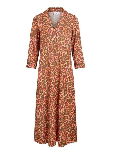 Robe Vila Luni Orange Pour Femme 1 Robe Vila Luni Orange Pour Femme