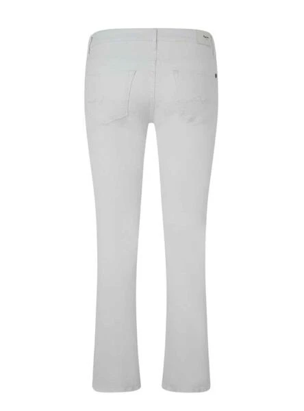 Pantalon Jeans Pepe Jeans Grâce Blanc Femme 5 Pantalon Jeans Pepe Jeans Grâce Blanc Femme – Image 5