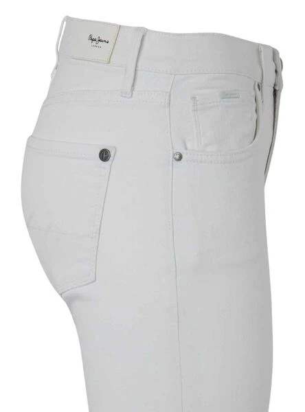 Pantalon Jeans Pepe Jeans Grâce Blanc Femme 6 Pantalon Jeans Pepe Jeans Grâce Blanc Femme – Image 6