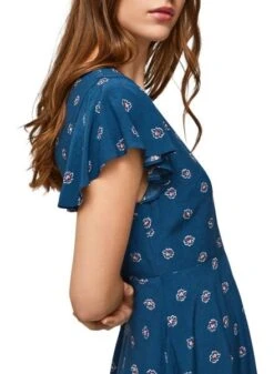 Robe Pepe Jeans Becca Bleu Pour Femme -Jolie Boutique gallery M156200 3