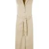 Robe Pepe Jeans Maggie Beige Pour Femme