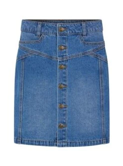 Jupe Naf Naf Gagathe Bleu Pour Femme -Jolie Boutique gallery M157305 3