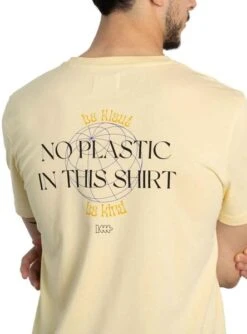 T-Shirt Klout No Plastic Jaune -Jolie Boutique gallery M157659 7