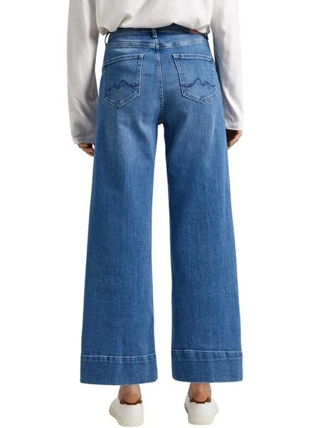 Pantalon Jeans Pepe Jeans Lucy Pour Femme 2 Pantalon Jeans Pepe Jeans Lucy Pour Femme – Image 2