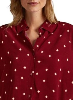 Chemise Pepe Jeans Gabesa Bordeaux Pour Femme -Jolie Boutique gallery M157847 3