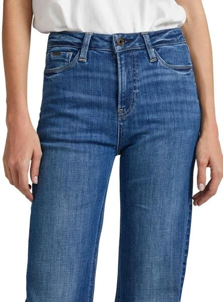Pantalon Jeans Pepe Jeans Willa Bleu Femme 3 Pantalon Jeans Pepe Jeans Willa Bleu Femme – Image 3