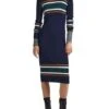 Robe Pepe Jeans Evelina Bleu Bleu Marine Pour Femme