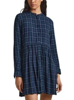 Robe Pepe Jeans Iseult Bleu Pour Femme