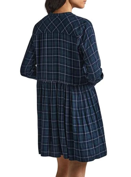 Robe Pepe Jeans Iseult Bleu Pour Femme 2 Robe Pepe Jeans Iseult Bleu Pour Femme – Image 2