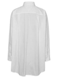 Chemise Tommy Jeans Popeline Oversized Blanc Femme -Jolie Boutique gallery M158447 5