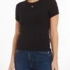 T-Shirt Tommy Jeans Essential Noire Pour Femme