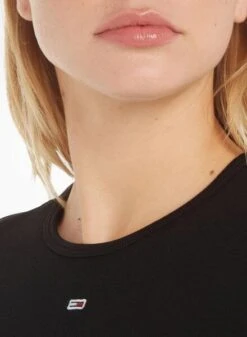 T-Shirt Tommy Jeans Essential Noire Pour Femme -Jolie Boutique gallery M158801 3