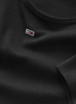 T-Shirt Tommy Jeans Essential Noire Pour Femme -Jolie Boutique gallery M158801 6