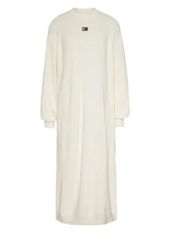 Robe Tommy Jeans Maquette Neck Beige Femme