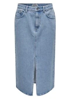 Jupe Denim Only Blanc Midi Light Bleu Femme -Jolie Boutique gallery M159382 5